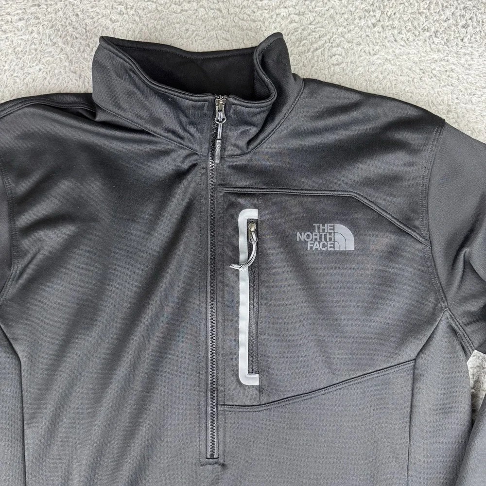 The North Face Canyonland 1/2 Zip‎ Pullover Men's Medium Black/Gray